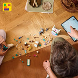 LEGO® Disney Przygoda Anny w Krainie Lodu, zestaw konstrukcyjny i fantastyczny, stojak na czekoladki z Anną, Kristoffem, Olafem i Svenem, minilaleczki, zabawka-księżniczka dla dziewczynek od 4 lat 43256 Zestawy konstrukcyjne w sklepie LEGO
