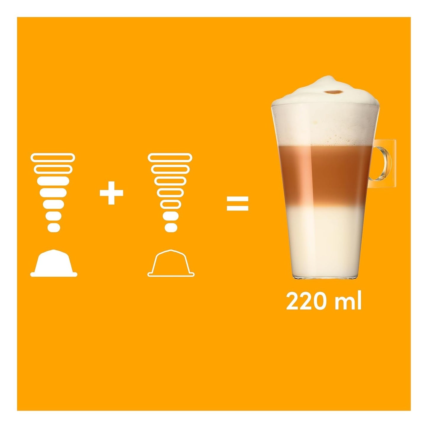 NESCAFÉ DOLCE GUSTO Latte Macchiato Kaffeekapseln 3-pak (3 x 16 Kapseln)