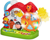 Chicco Talking Farm, dwujęzyczna, włoska/angielska zabawka dla dziecka ze zwierzętami, światłami i dźwiękami, 3 opcje zabawy, elektroniczna zabawka edukacyjna - zabawka dla dzieci w wieku 1-4 lat Bebe Naty Shop New Talking Farm