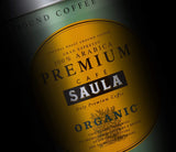 Kawa ziarnista Saula premium, opakowanie 2 pudełek x 500g. 100% organiczna arabika