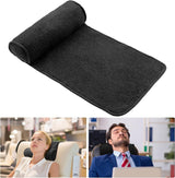 Szezlong Poduszka pod szyję Poduszka pod głowę Pluszowa regulowana poduszka Rolka pod szyję Antypoślizgowa polarowa sofa Poduszka pod szyję Poduszka podpierająca głowę do podróży Domowy szezlong Sofa Fotel (czarny)