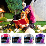 Halloween tymczasowa farba do włosów 4 kolory wosk kolorowy stylizacja włosów odcień włosów dla mężczyzn kobiety Halloween na imprezę Cosplay farba do włosów Naty Shop