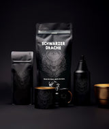 Black Dragon Espresso 100% Robusta - Ekstra mocna kawa palona w ziarnach - Bardzo mocna i pełna kawa z dużą zawartością kofeiny - Bardzo mocne espresso