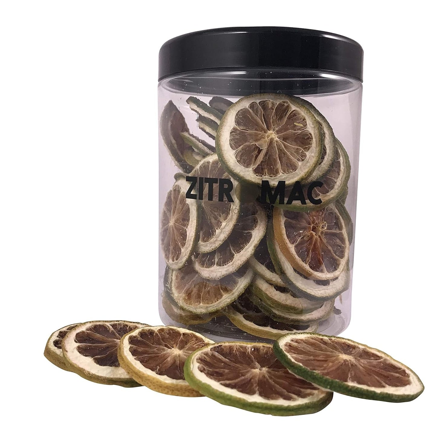 90g Limonka suszona do koktajli. Owoce suszone bez cukru na koktajle, dekoracje, grzane wino, Boże Narodzenie, napoje, herbatę 100% naturalne suszone plasterki limonki Naty Shop Produkty suszone 90,0 gramów