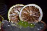 90g Limonka suszona do koktajli. Owoce suszone bez cukru do koktajli, dekoracji, grzanego wina, świąt Bożego Narodzenia, napojów, herbaty 100% naturalne suszone plasterki limonki Produkty suszone Naty Shop