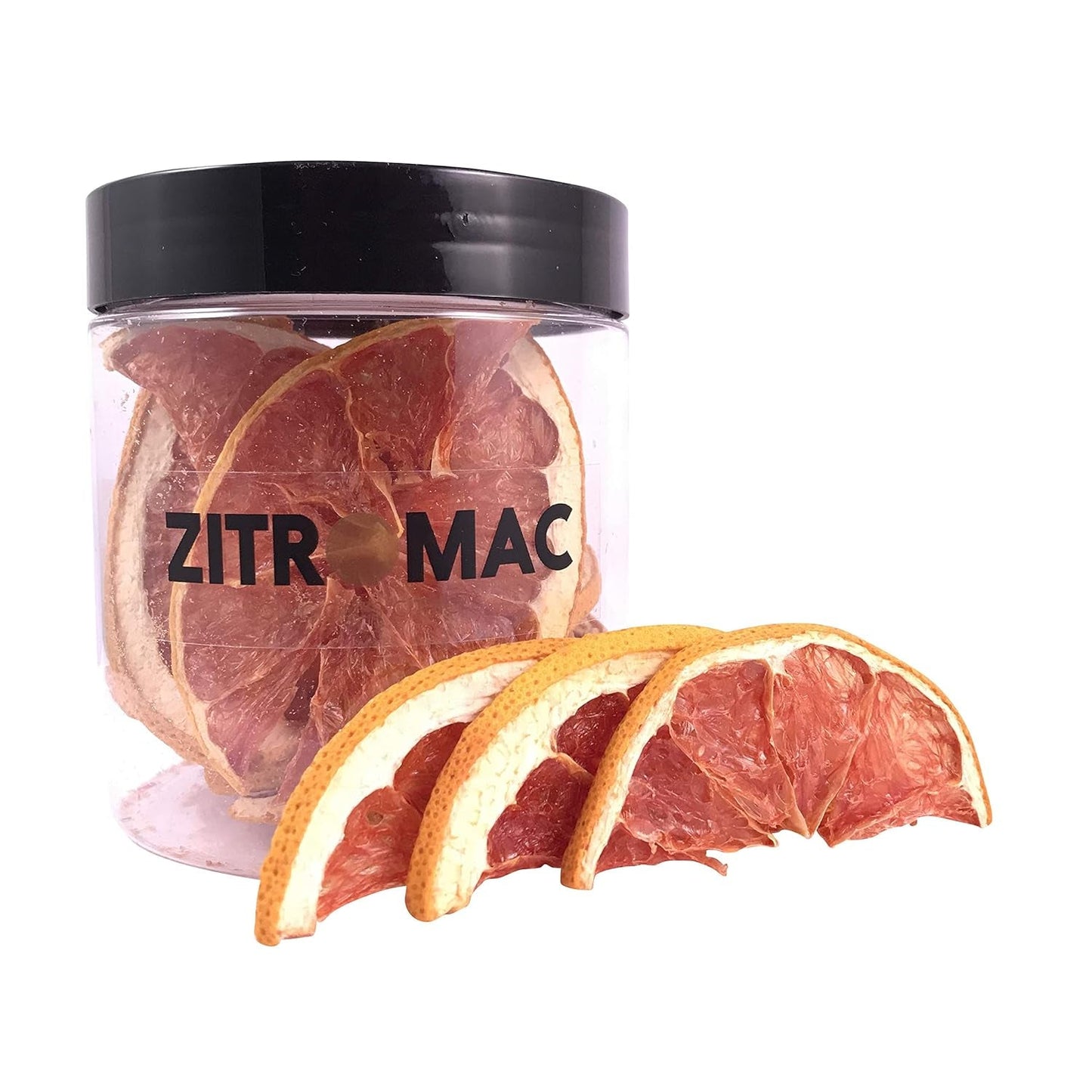 90gr suszony grejpfrut do koktajli - suszone owoce bez cukru do koktajli, dekoracji, wyrobów cukierniczych, świąt Bożego Narodzenia, napojów - 100% naturalne suszone plastry bez dodatków produkty suszone Naty Shop 45G