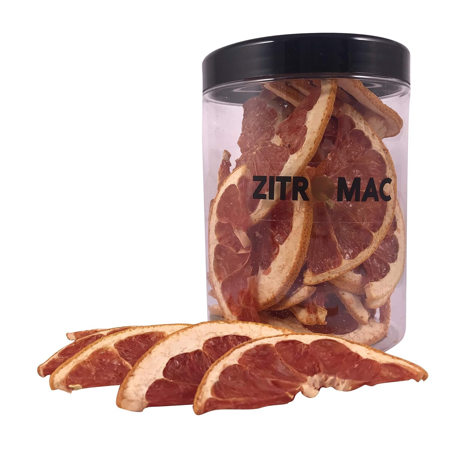 90gr suszony grejpfrut do koktajli - suszone owoce bez cukru do koktajli, dekoracji, wyrobów cukierniczych, świąt Bożego Narodzenia, napojów - 100% naturalne suszone plastry bez dodatków produkty suszone Naty Shop 90G