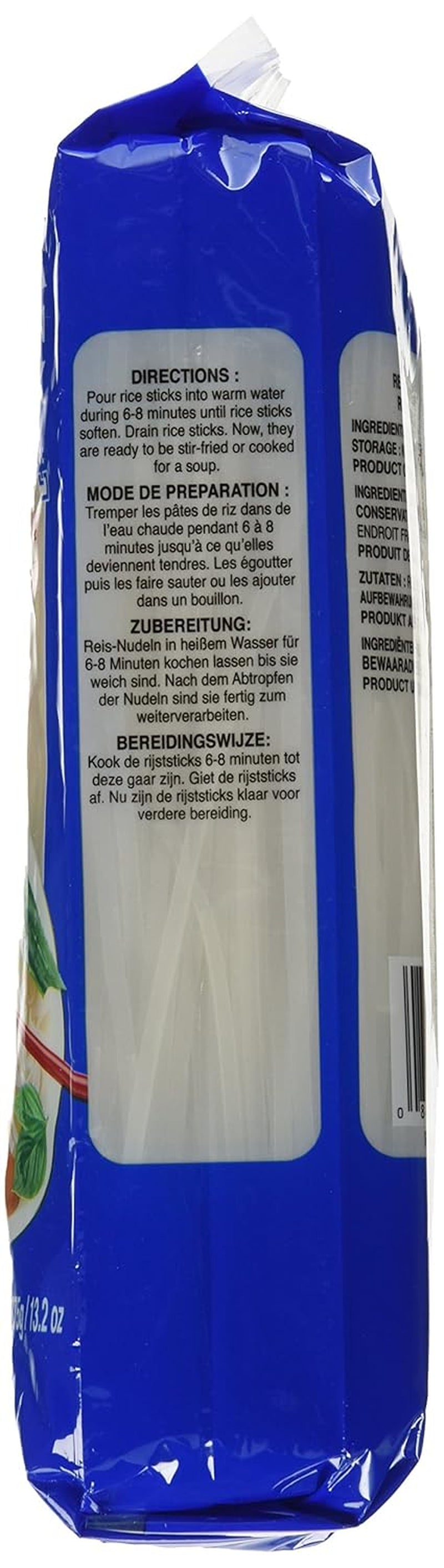 Makaron ryżowy z kogutem, 3 mm, klasa 1 (1 opakowanie x 375 g)