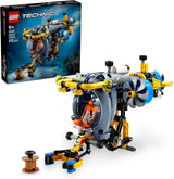 LEGO Technic Odkrywca głębin Zabawka do budowania łodzi podwodnej dla dzieci w wieku 9 lat Chłopcy i dziewczęta Kreatywne pomysły na prezenty urodzinowe Pojazd do zbudowania z obracającymi się śmigłami 42201 Zestawy do budowania Besuche den LEGO-Store Default Title
