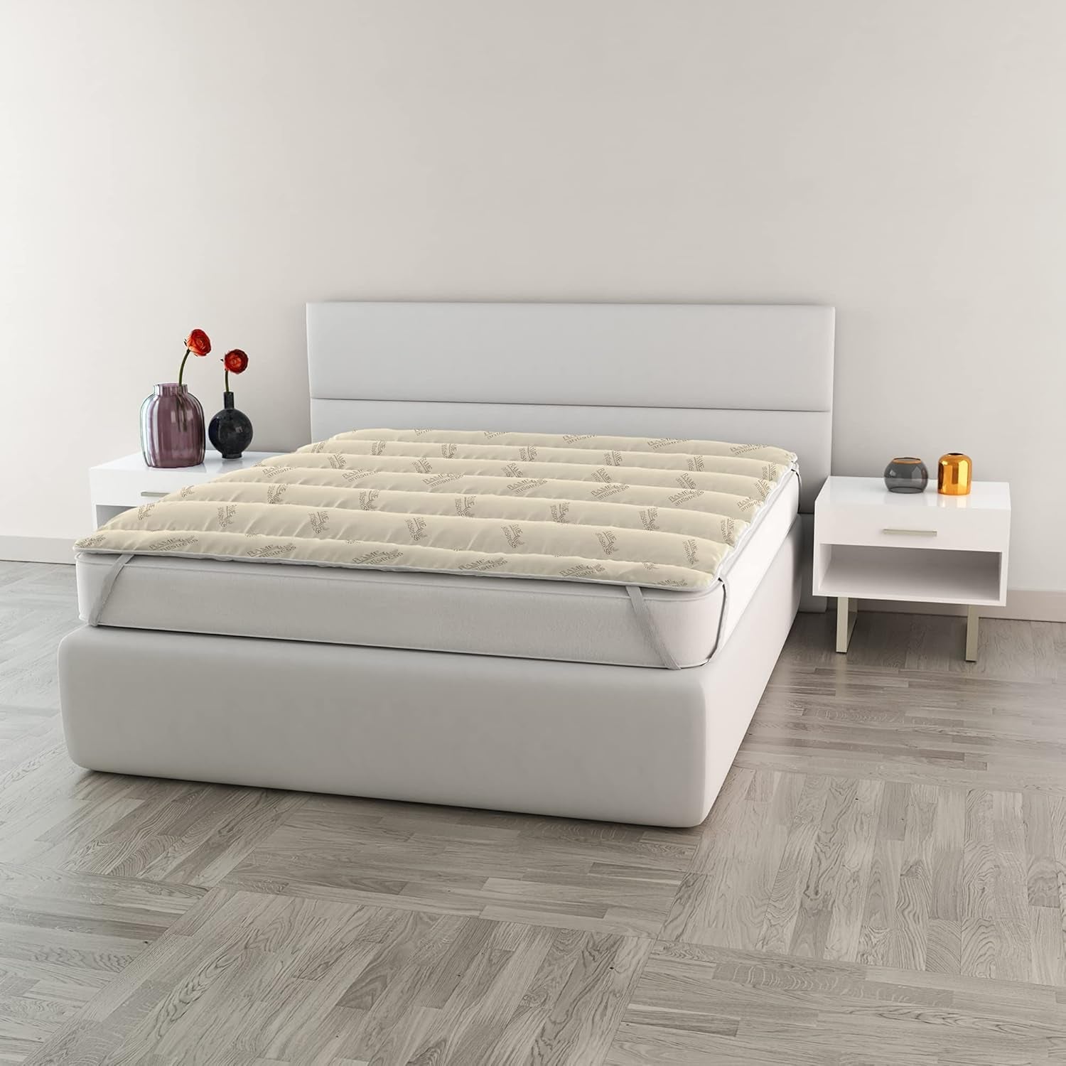 MB Home Italia, Topper, Termokontroler, Podwójny 160X195 Cm Kołdry i kołdry Naty Shop Podwójny 160X195 Cm Miedź