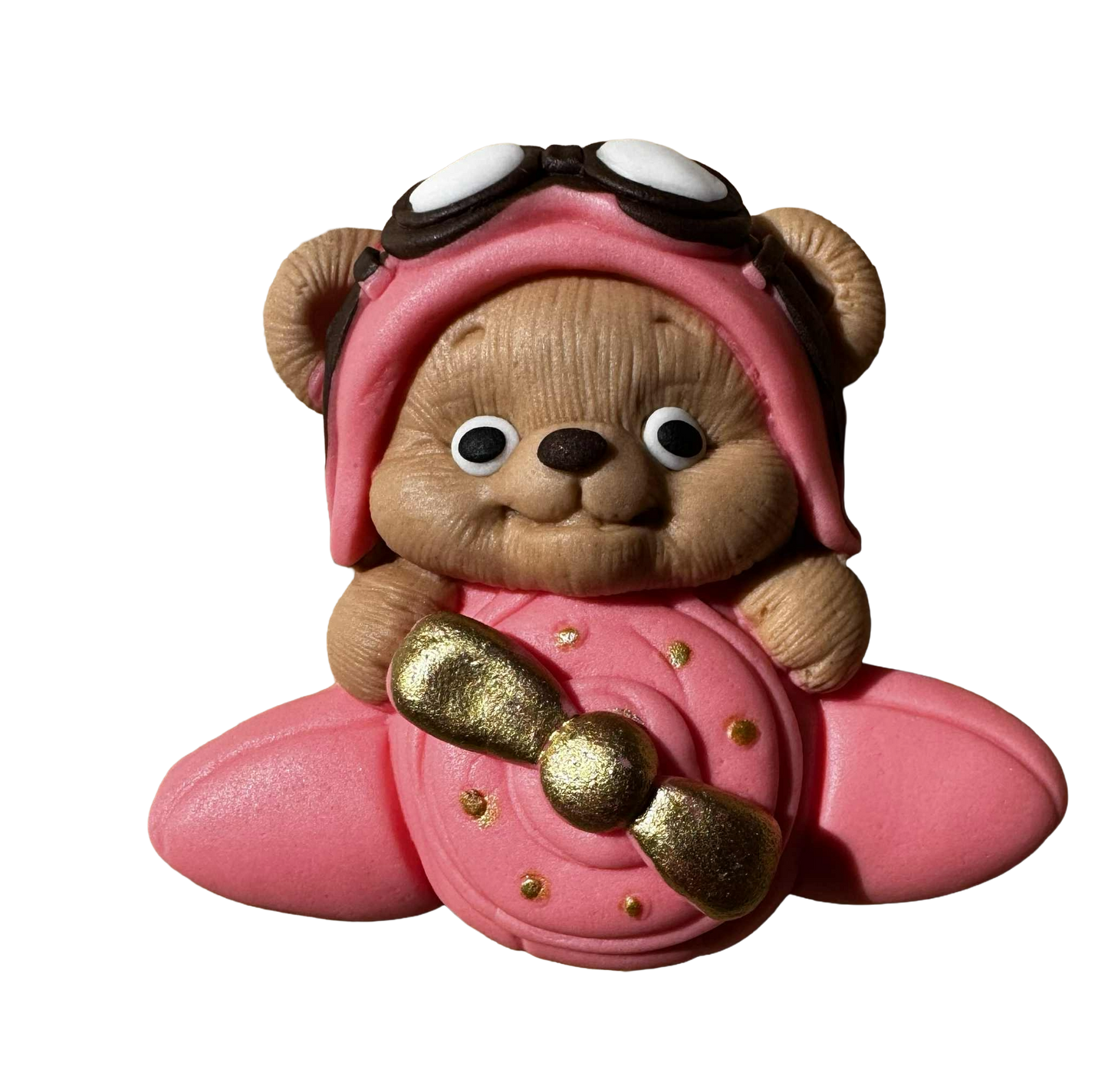 Dekoracja jadalna, Miś w samolocie. Dekoracje ze sklepu Sugar Paste Nati