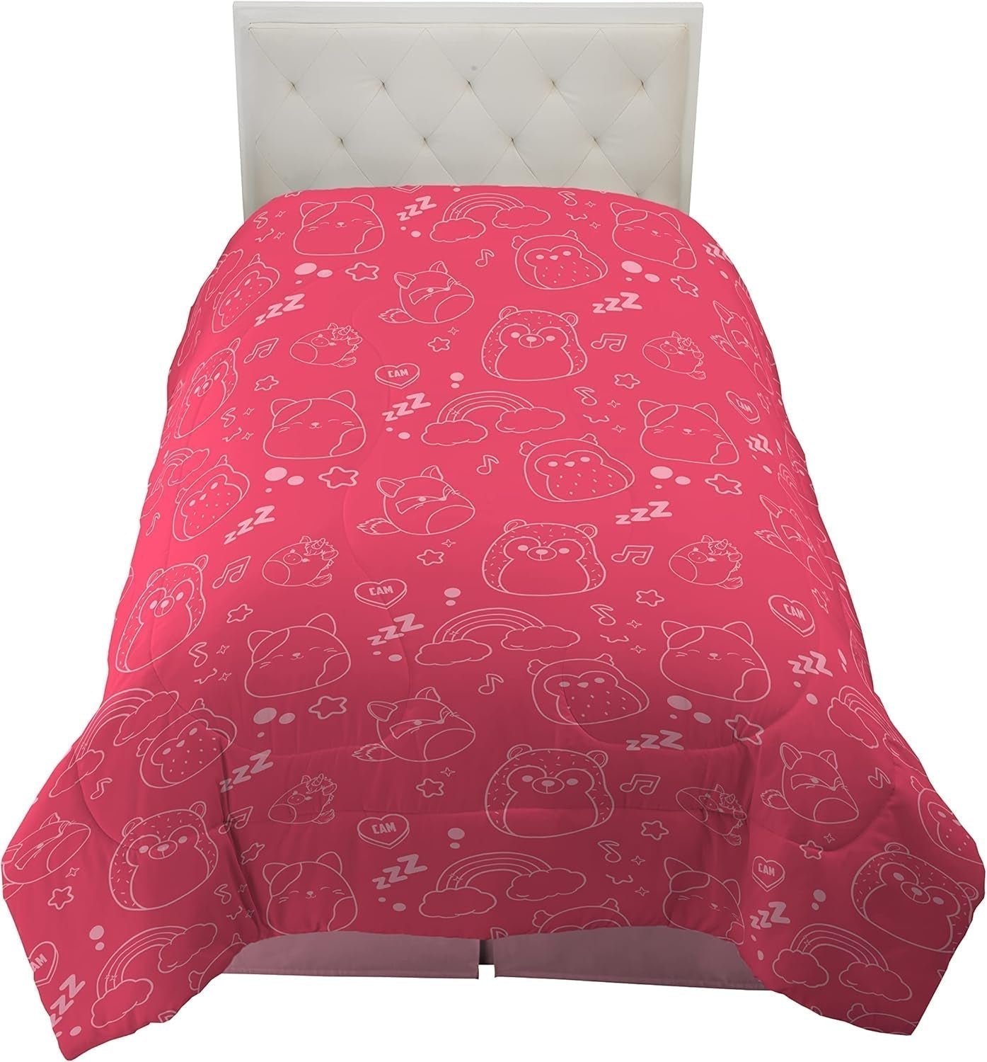 Pościel Franco Squishmallows miękka mikrofibra do łóżek dwuosobowych Kołdry i kołdry Naty Shop