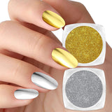 White Pearl Chrom Nagel Pulver, Irisierendes Aurora Pulver Metallic Spiegel Effekt Glitter Pulver Perłowy Eis Transparentny Pigment Meerjungfrau Perle Glitter Staub Für Nail Art Dekoration