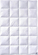 Kołdra puchowa Billerbeck Martina® - Pocieszyciel 135 x 200 cm - Pocieszyciel na każdą porę roku - Odpowiedni dla alergików - 90% puch gęsi, 10% gęsie pióra - Biały Naty Shop Kołdry i kołdry Średnie (M) 135 X 200 cm