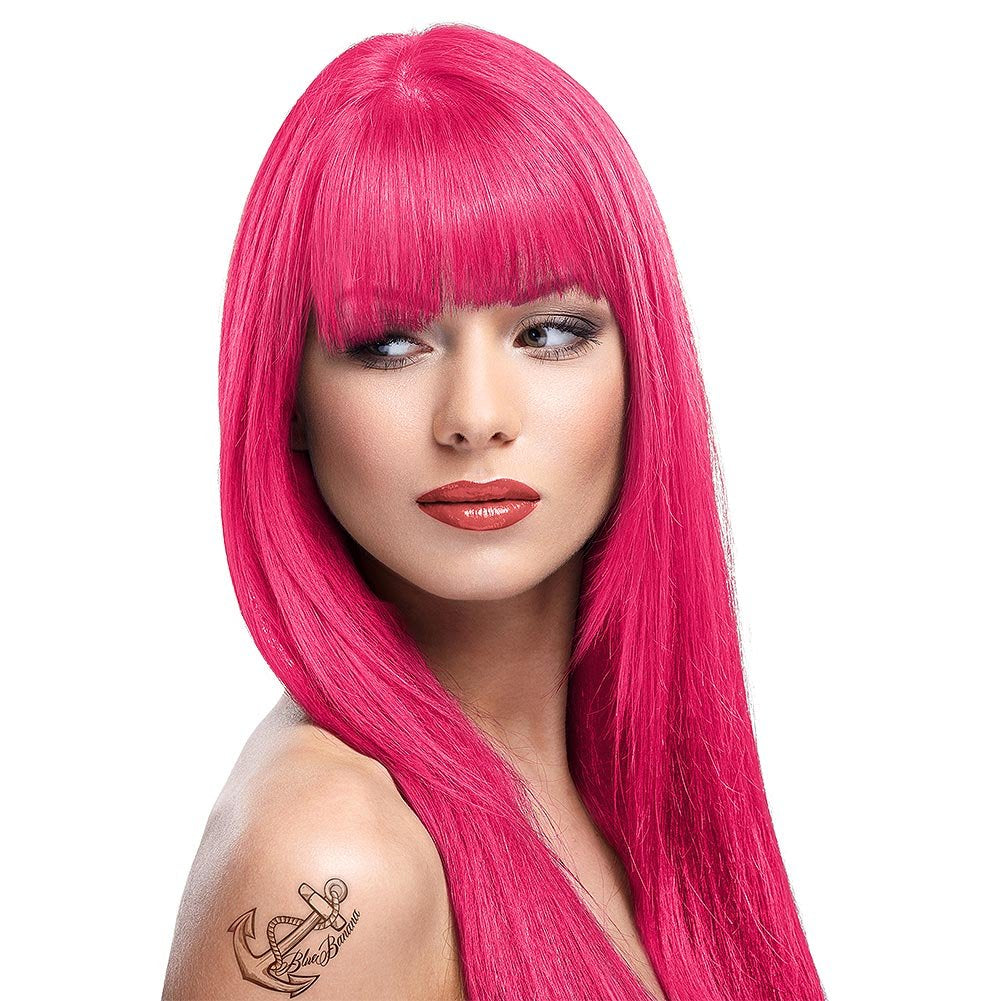 Sposób użycia Półtrwała farba do włosów 88ml - Fluorescencyjna Pomarańcza Farba do włosów Naty Shop Pink 88 Ml (1 opakowanie)