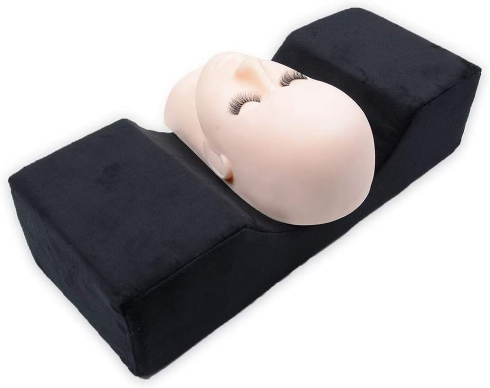 Przedłużanie rzęs Whiteswan Ergonomiczne zakrzywione wsparcie z pianki Memory Poduszka do salonu Rzęsy na szyję Piękno Poduszka do makijażu Poduszka do spania Podparcie szyi Poduszki ortopedyczne szyjki macicy Naty Shop