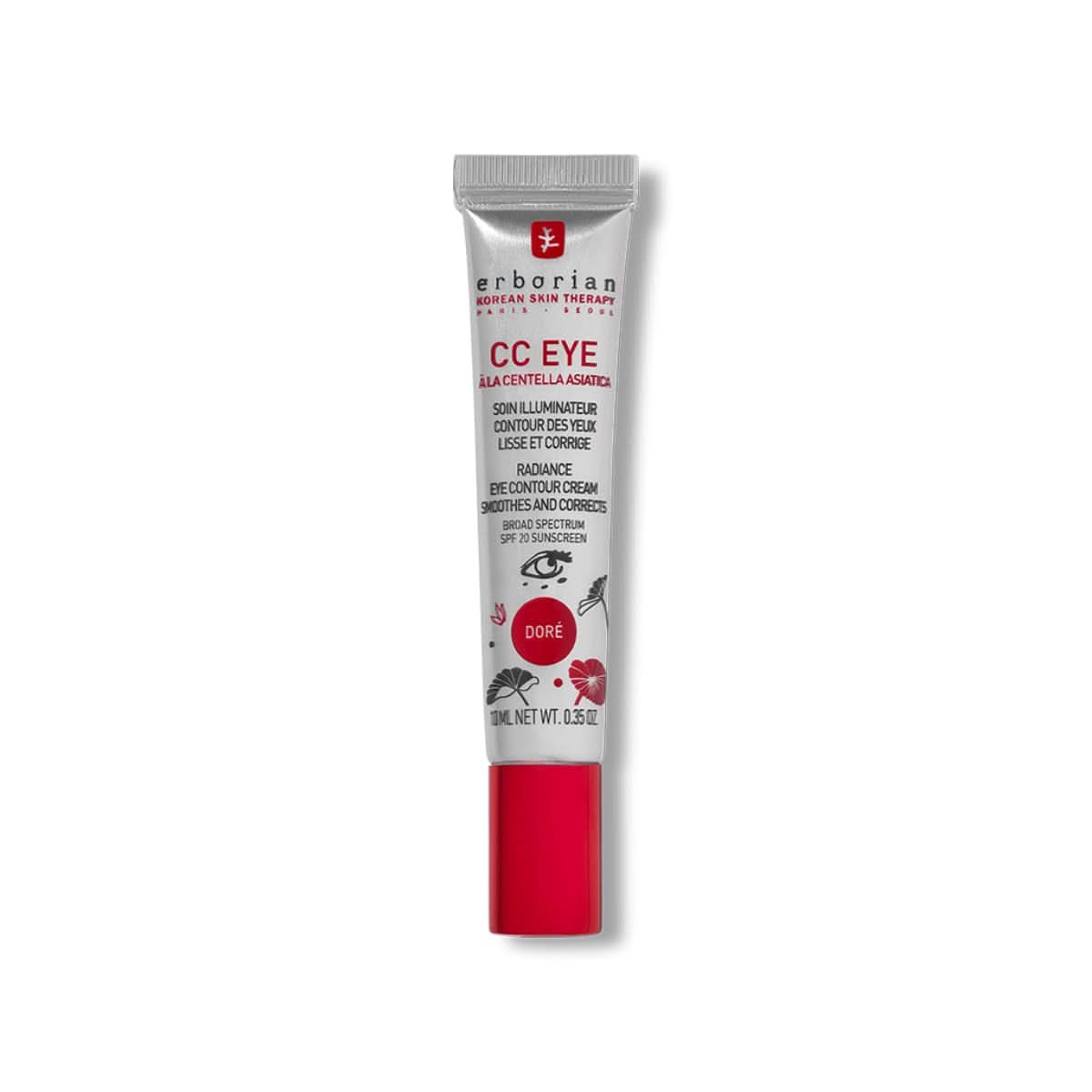 Erborian - CC Eye Cream Gold z Centella Asiatica - Korektor konturu oczu Kosmetyki i Uroda Naty Shop Cc Eye Gold