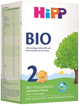 HiPP 2 Organiczne mleko następne (4 x 600g), po 6 miesiącu, z Omega-3 (DHA, ALA), wapniem i łatwą w przygotowaniu skrobią organiczną, najwyższej jakości organicznej