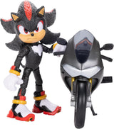 Figurka Sonic 3 The Movie Shadow, 15 cm, ruchoma, w tym Shadow Mobile firmy Jakks Pacific, akustyczna, czarna Figurki Naty Shop