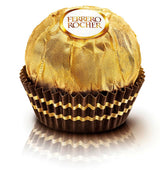 Ferrero Rocher - Chrupiące i kremowe praliny specjalne z orzechów laskowych - Prezent na Walentynki dla niego i dla niej - 16 opakowań po 4 pojedyncze praliny
