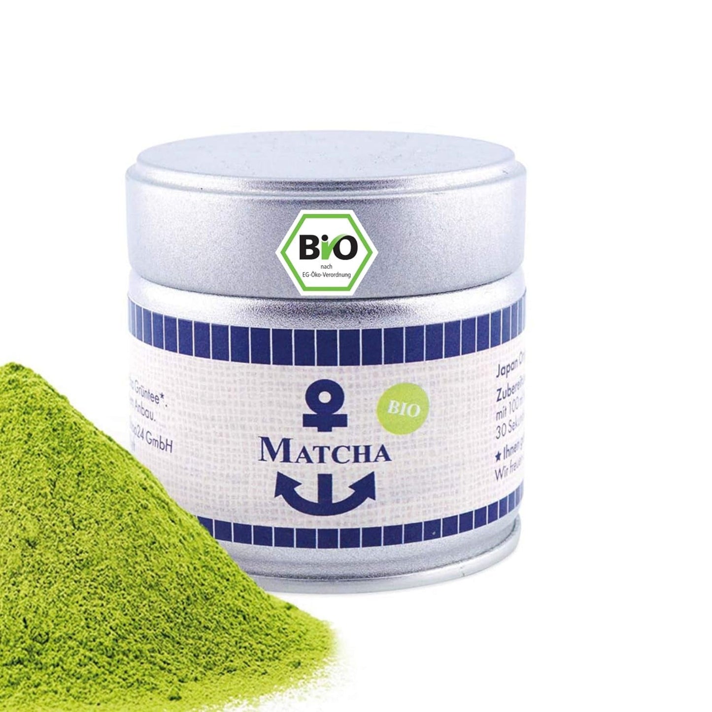 Ekologiczna Matcha najwyższej jakości z Japonii, klasa ceremonialna, bez pestycydów, bardzo drobny proszek w opakowaniu 30 g, intensywny i delikatny smak zielonej herbaty, odpowiednia do latte, smoothie, klasa ceremonialna