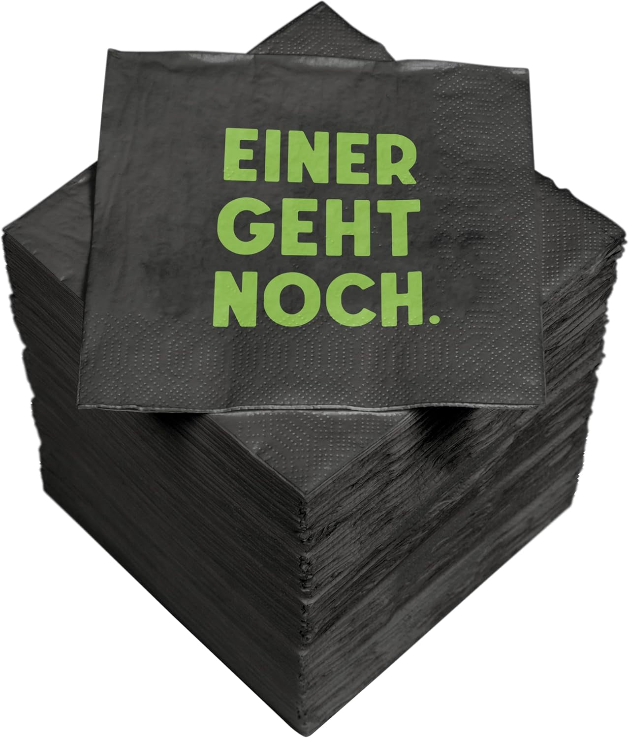 Serwetki koktajlowe HEKU „Schön Dass Du Da Bist”, 3 warstwy, 25X25 cm, 150 sztuk I Elegancki design I Idealne na uroczystości I Praktycznie zapakowane