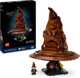 LEGO Harry Potter mówiący kapelusz Model Hogwartu dla dorosłych Film Prezent dla kobiet Mężczyźni Mama Tata 31 losowych kombinacji dźwięków Sortuje Cię do Twojego domu w Hogwarcie 76429 Zestawy do budowania Besuche den LEGO-Store Single