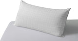 Savel, poduszka antystresowa z podwójnym pokrowcem, średnia twardość, 105 x 40 cm Naty Shop standardowe poduszki Białe 70