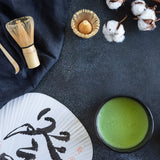 Moya Matcha organiczna zielona herbata w proszku | 100 g tradycyjna ceremonia jakość 30 g | Organicznie uprawiane i zbierane w Uji w Japonii | Idealne do picia z wodą, matcha latte, koktajlami i lemoniadami