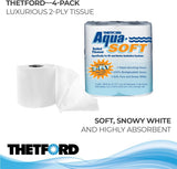03300 Papier toaletowy Aqua-Soft, 2 warstwy, 4 rolki