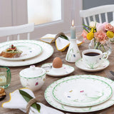 Villeroy & Boch – Kolorowa Wiosenna Zuckerdose 300 Ml Weiß/Bunt, Spülmaschinenfest, Mikrowellensicher, Dose Frühling, Deko Ostern, Oster Deko, Frischhaltedose, Vorratsdose, Premium Porzellan