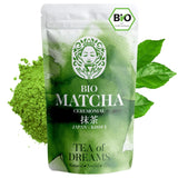 Organiczny proszek Matcha do herbaty i Matcha Latte - Ceremonialna jakość najwyższej jakości z Japonii - Oryginalna zielona herbata Kissui - 30g