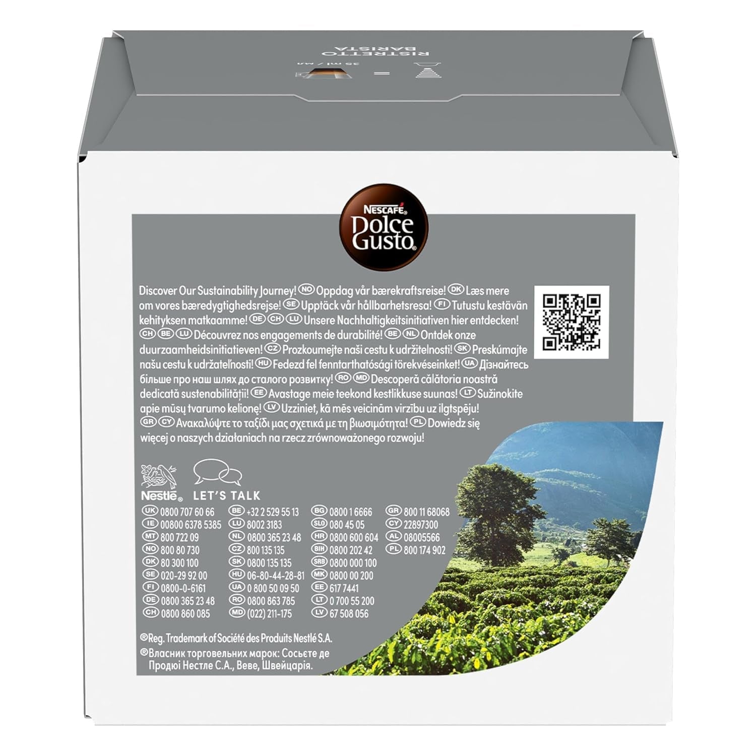 NESCAFÉ DOLCE GUSTO Ristretto Barista Kaffeekapseln 3-pak (3 x 16 Kapseln)