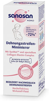 Sanosan Stretch Mark Minimiser, testowany klinicznie - udowodniono, że redukuje rozstępy po ciąży, nie zawiera oleju parafinowego, barwników, silikonów, 75 ml Kosmetyki i Uroda Naty Shop 1 szt.