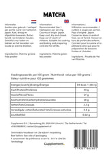 Cupplement Matcha 90 gramów organicznych - Najwyższej jakości sproszkowana zielona herbata - Bez bambusowej trzepaczki i drutu - Kulinarny - Zestaw dla początkujących - Latte - Trzepaczka - Japonia - Proszek - Herbata - Drut - Torba - Smoothie