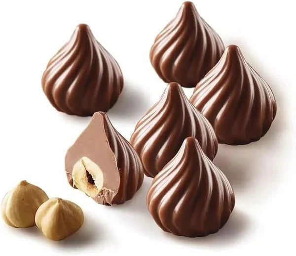 Silikomart 3D Flaming Chocolate Mold - Unikalne kształty 3D z wewnętrzną krawędzią na okrągłe podstawy