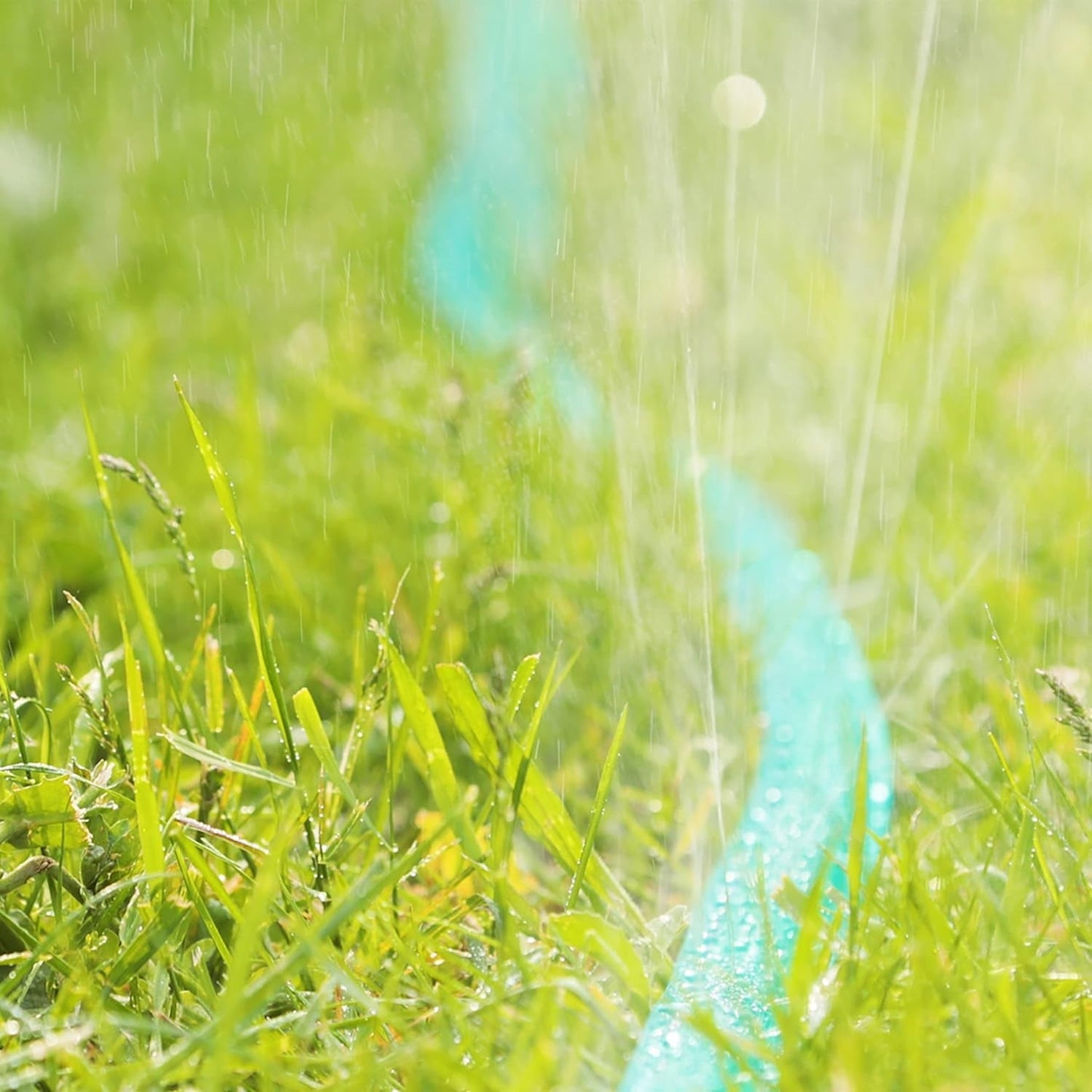 Relaxdays Wąż nawadniający o długości 5 m, równomierne podlewanie warstw ogrodu, płaski, gotowy do podłączenia, wąż zraszający, zielony
