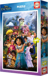 Educa - Puzzle 500 elementów dla dorosłych | Disney Encanto, puzzle 500 elementów dla dorosłych i dzieci od 11 lat, puzzle dla dzieci (19572) Puzzle Naty Shop