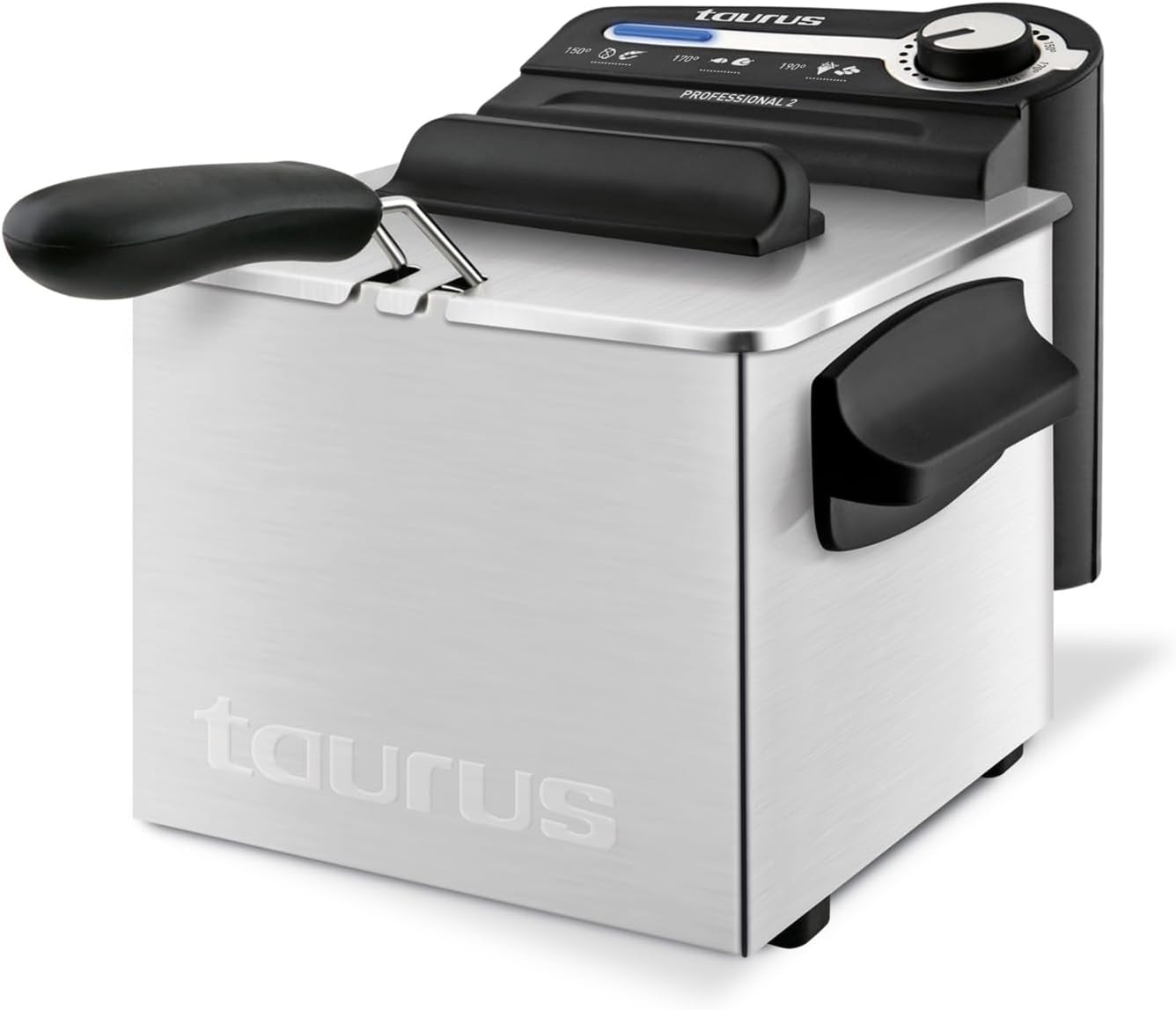 Taurus Professional 2 plus - Frytkownica olejowa, 2 litry, 1700 W, stal nierdzewna 18/8 Urządzenia Naty Shop Filtr 2L