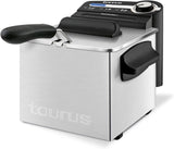 Taurus Professional 2 plus - Frytkownica olejowa, 2 litry, 1700 W, stal nierdzewna 18/8 Urządzenia Naty Shop Filtr 2L