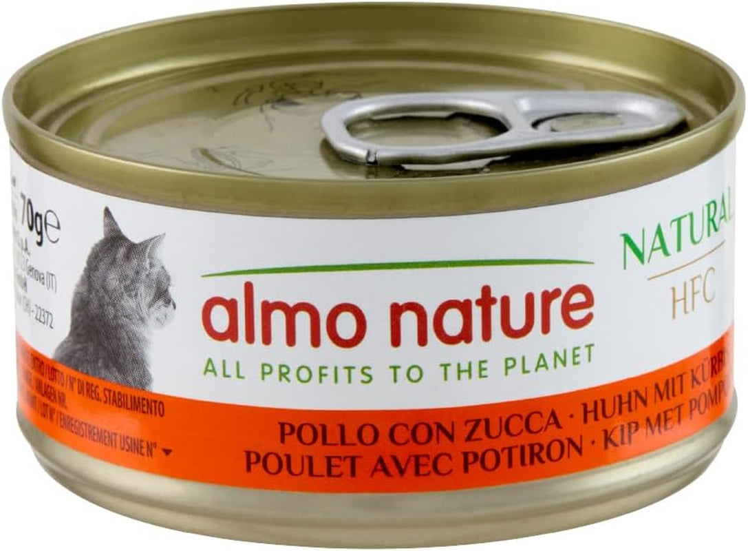 Almo Nature HFC Naturalna mokra karma dla kotów - Różne przepisy z kurczakiem - 6 x 70g