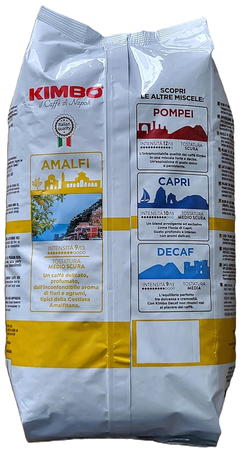 Kawa ziarnista Amalfi (100% Arabica), średnio palona, ​​worek 1 kg