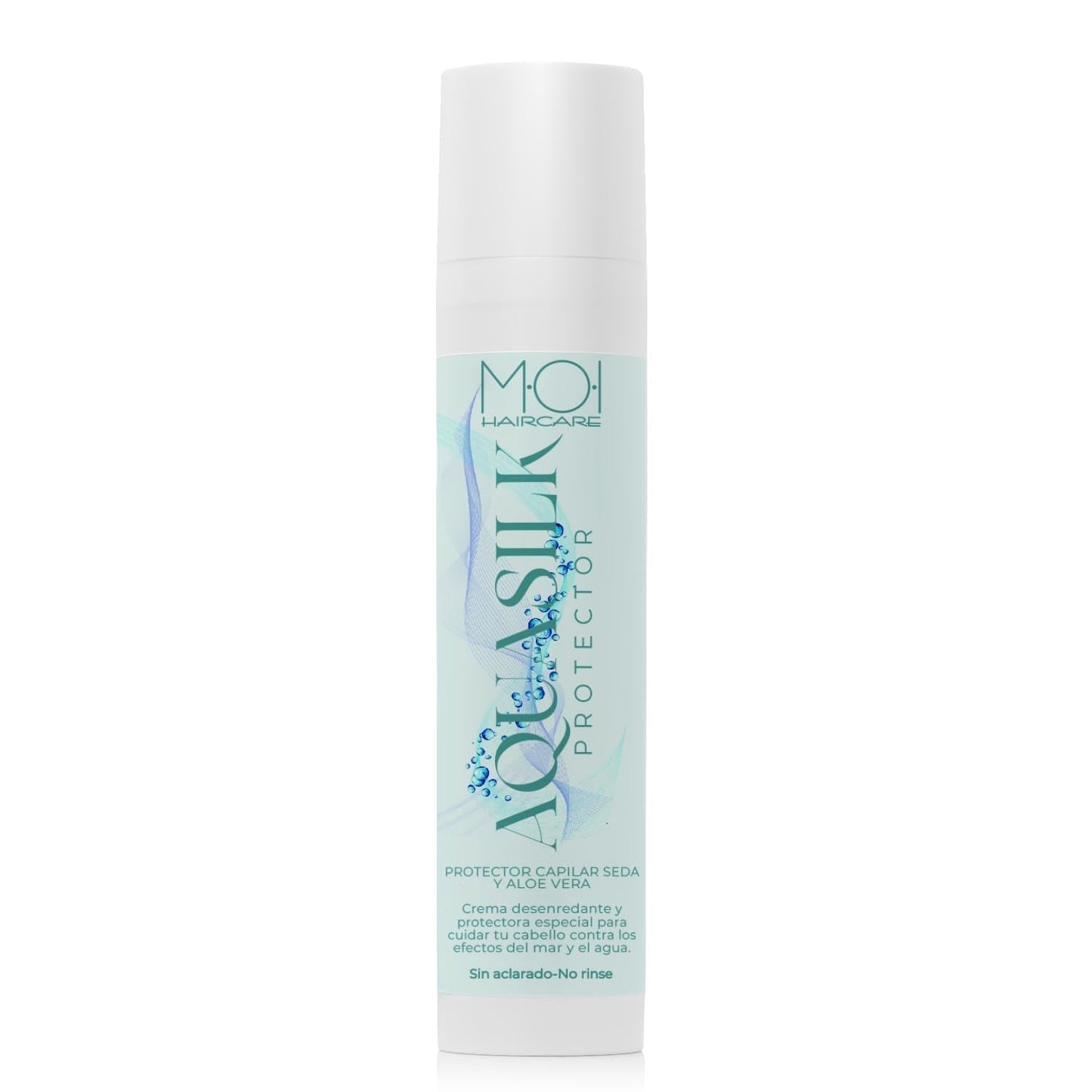 AQUA SILK krem ​​do włosów na lato, chroni włosy przed morzem i chlorem, jedwab i aloes, pielęgnacja włosów M-O-I | Maska do włosów Naty Shop 100 ml Tytuł domyślny