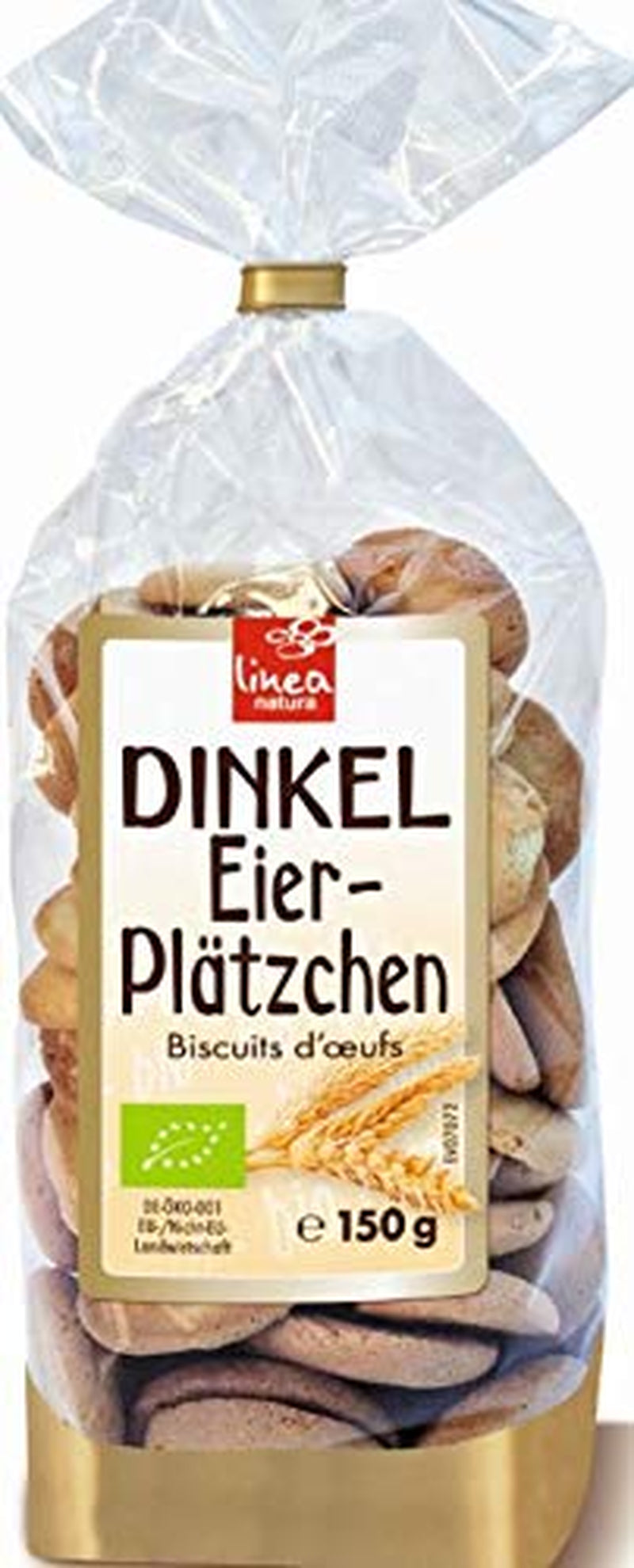 Ekologiczne ciastka jajeczne orkiszowe, 38% organiczne ciastka jajeczne, 150g