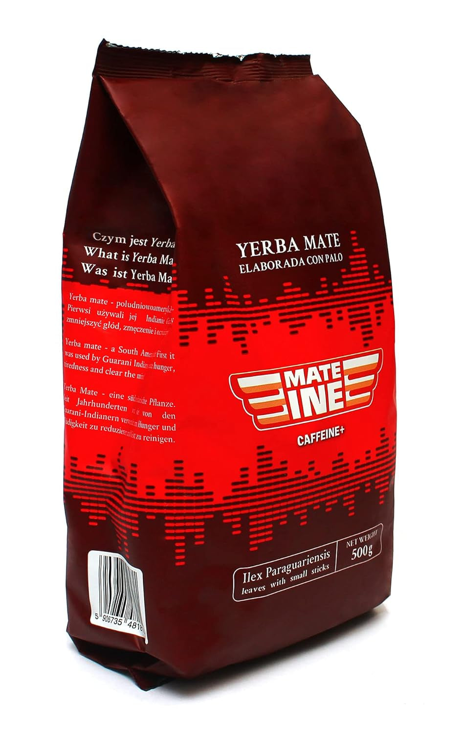 Zestaw do herbaty z kofeiną Mate Energy | Yerba Mate Taragui Herbata energetyczna 500 g | Herbata z kofeiną | Alternatywa dla napojów kofeinowych i energetycznych | Herbata Yerba Mate z całymi liśćmi 1kg