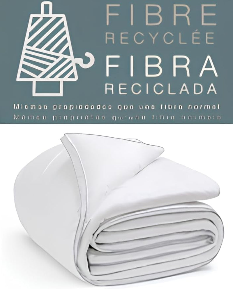 FORNOR 14838 Kołdra z włókien pochodzących z recyklingu, 220 X 24 cm Kołdry i kołdry Naty Shop