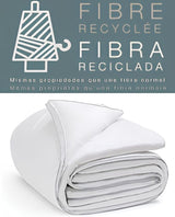 FORNOR 14838 Kołdra z włókien pochodzących z recyklingu, 220 X 24 cm Kołdry i kołdry Naty Shop