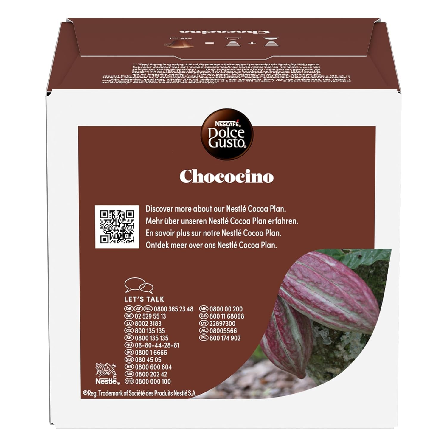 NESCAFÉ DOLCE GUSTO Chococino Kakaokapseln 3-pak (3 x 16 Kapseln)