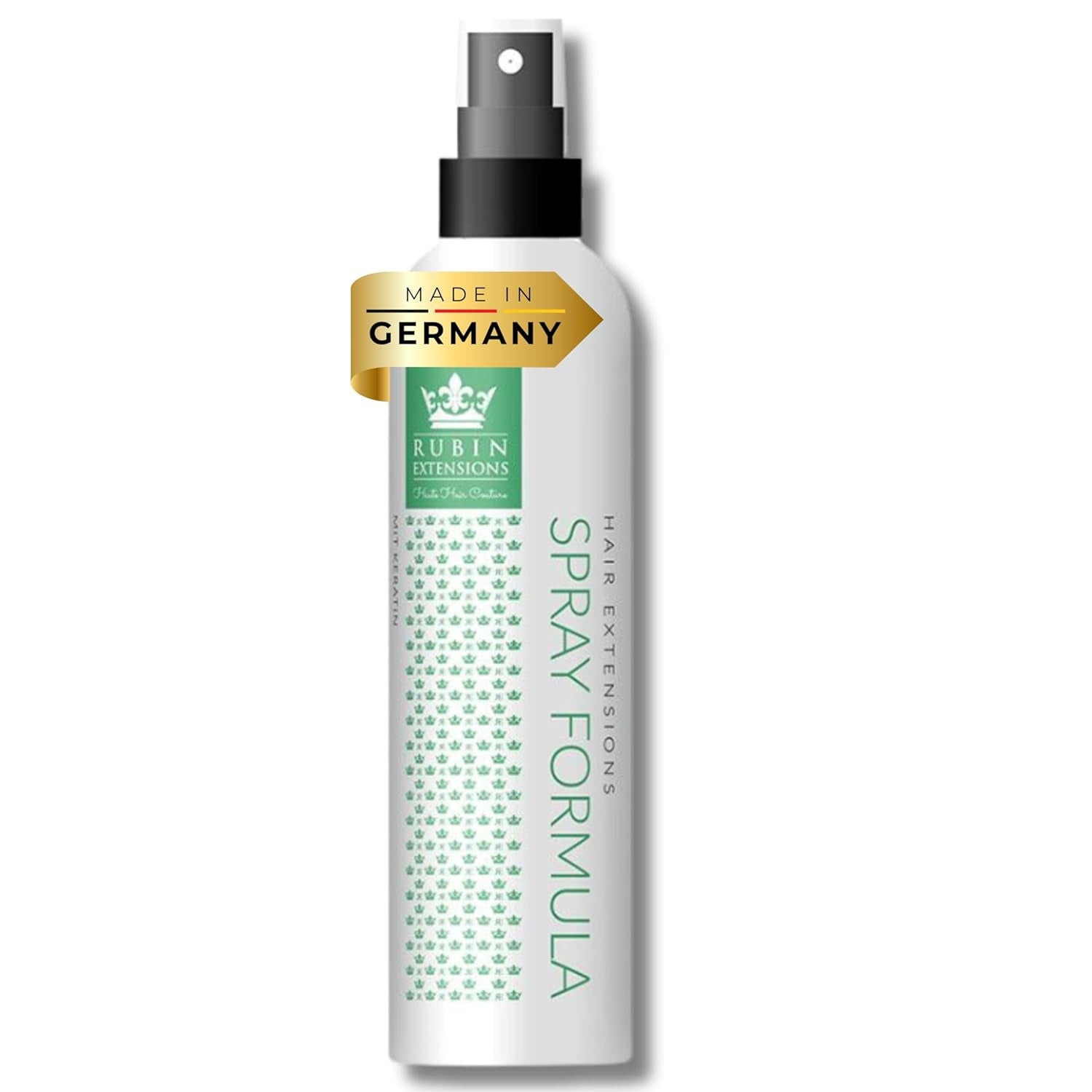 Dwufazowy spray do pielęgnacji ludzkich włosów doczepianych | wysoko skoncentrowana keratyna, kolagen i B5 | ochrona i połysk taśm do przedłużania ludzkich włosów | idealny do przedłużania i warkoczy z ludzkich włosów | Produkty do rozczesywania włosów 2-pak Naty Shop 200 Ml (1 opakowanie)