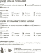MjAMjAM - Mokra karma dla kotów Premium - Monopack I - z kurczakiem i indykiem, 6-pak (6 x 200g), bez zbóż z dodatkiem mięsa